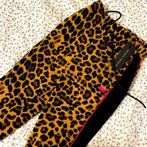 Criminal Damage Leopard Trackpants / Joggers . NEW WITH TAG. SIZE S (8 UK)